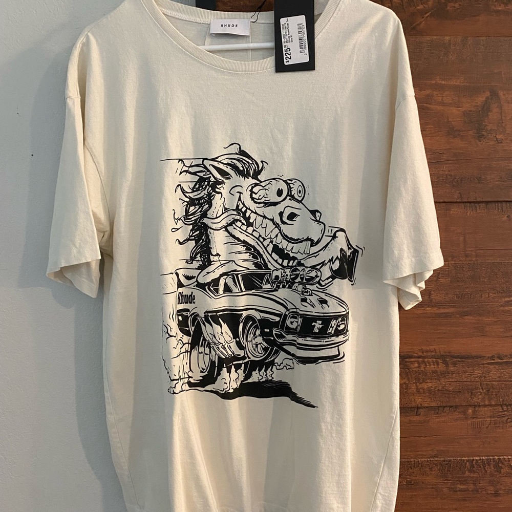 Mens RHUDE Horsepower SS Shirt sz M
